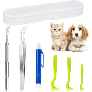 Lexium Tekentang - Tekenpincet - Tekenverwijderaar - Tekenpincet mens - Teek pincet - Tekenlasso - Tekenhaak - Tekentang voor honden en katten