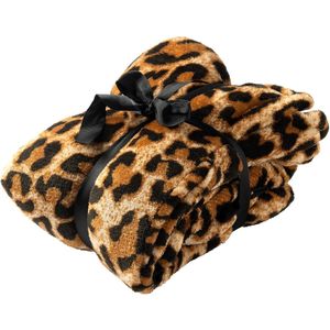 CHEETAH - hoodie 50x70 cm - meisjes - dierenprint - Tobacco Brown - bruin