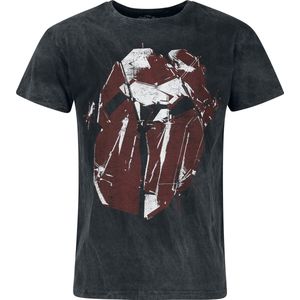 The Rolling Stones Hackney Diamonds Tongue Heren T-shirt - houtskool - S