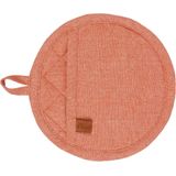 Cosy Trendy - Pannenlap Stoff - Roest - Ø 20 cm - Dichtgeweven Katoen