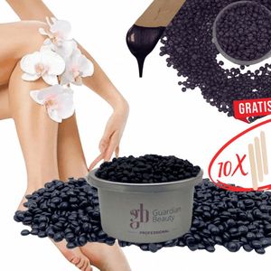 Guardian Beauty Wax Bonen - Ontharing - Hypoallergeen - 250g - Fruity - Met 10 stuks Spatels - Harde Wasbonen - Ontharingswax