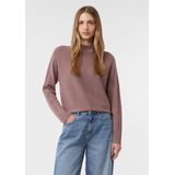 comma - Gebreide Trui - Zacht - Fijngebreid - Opstaande Kraag - Vleermuismouwen