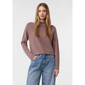 comma - Gebreide Trui - Zacht - Fijngebreid - Opstaande Kraag - Vleermuismouwen