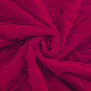 Pittige velours sprei 170x210cm - Elegant Fuchsia