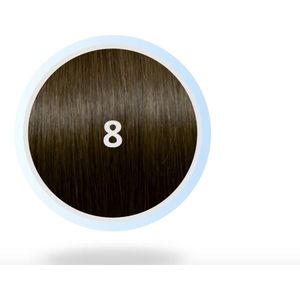 De Seiseta Flat Ring-On hairextensions in kleur 8 50 CM