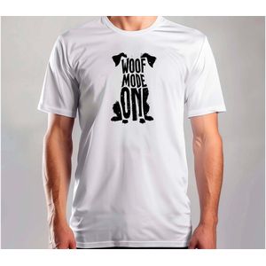 Woof Mode On - T Shirt - Dog - DogLover - PuppyLove - DogLife - Hond - Hondenliefhebber - PuppyLiefde - Hondje