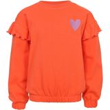 LOOXS Little 2601-7308-226 Meisjes Sweater - Maat 92 - Oranje van 94% Cotton 6%elastan
