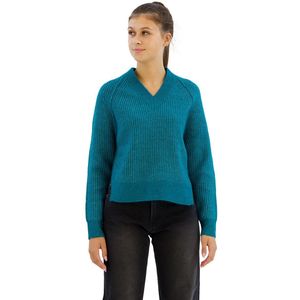 Replay Dk3307.000.g23274 Trui Met V-hals Groen,Blauw L Vrouw