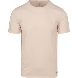Dstrezzed - Mc Queen T-shirt Melange Lichtroze - Heren - Maat L - Modern-fit
