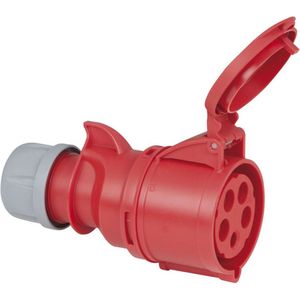 Stekker PCE 913321 CEE 32A 400V 5p Female Rood