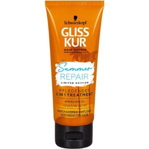 Schwarzkopf Gliss Kur Summer Repair 2in1 Treatment | 1x 100 ml - Conditioner - Haarmasker | Limited Edition 2025