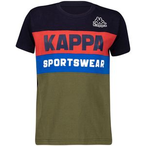Kappa 8036m00058 T-shirt Met Korte Mouwen Blauw 8 Years Jongens,Meisjes