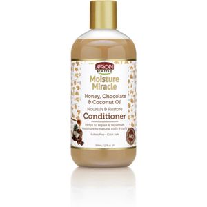 African Pride - Moisture Miracle Honey, Chocolate & Coconut Oil - Conditioner - 12 Oz.