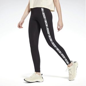 Sport leggings for Women Reebok TE Tape Black