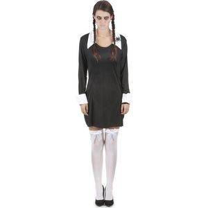 LUCIDA - Duister gothic schoolmeisje jurk voor vrouwen
