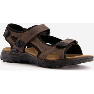 Mountain Peak leren heren sandalen bruin - Maat 43