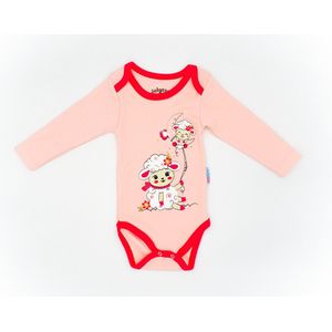 Baby 3 delige set -maat 62/74 -oranje - rompertje - broekje muts - kleuren varianten oranje - roze maat 62 68 74