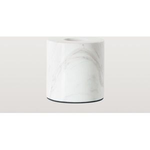 Tafellamp - marmer wit E27