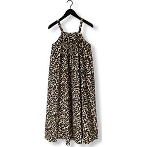 Lollys Laundry Lungoll Midi Dress Sl Jurken Dames - Kleedje - Rok - Jurk - Bruin - Maat M