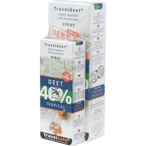 Anti-muggenspray met 40% DEET - Dubbelpakket (200ml + 60ml)