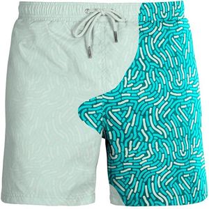 SEA'SONS - Zwembroek Jongens - Kleurveranderend - Sneldrogend - Groen - Maat 146