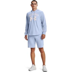 Under Armour RIVAL TERRY BIG LOGO HD-Isotope Blue / Onyx White maat: S