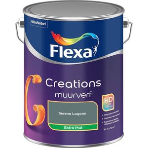 Flexa - Creations Muurverf Extra Mat - Serene Lagoon - Creations - Mengverf - 5 Liter