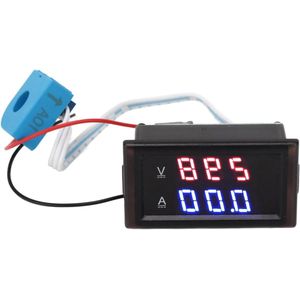 Digitale Hall DC Volt Amp Meter Auto Motor Koelvloeistof Thermostaat - O Ring - 050121113C - Werkspanning 4-30V - Dual LED Voltmeter Stroom Volt Ampèremeter Paneel