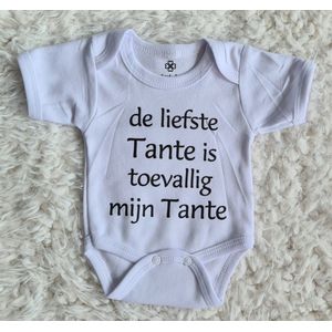Little Jay de liefste tante is toevallig mijn tante - Wit - Rompertje