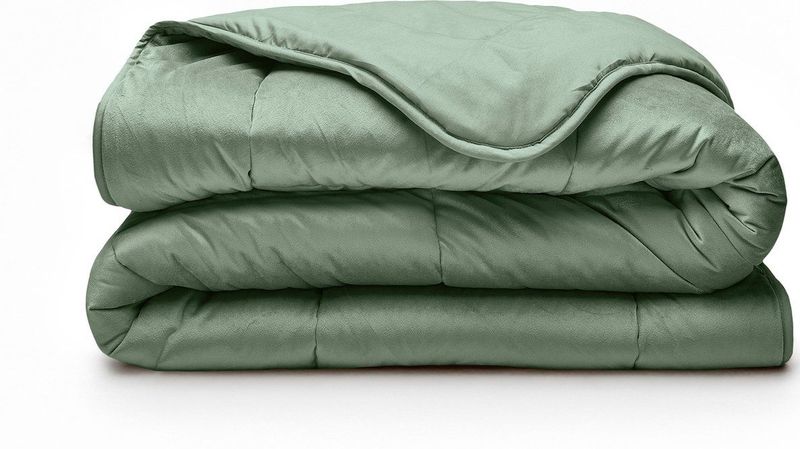 Sleeptime - Lazy Velvet - Dekbedovertrek - Groen - 240x200