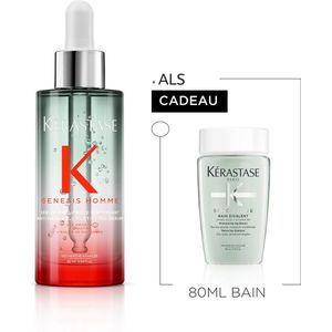 Kérastase Genesis Homme + Cadeau - Anti-haaruitval behandeling voor Mannen - Serum tegen Haarverlies 90ml + Verdikkende Shampoo 80ml cadeau