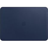 Apple echt lederen Sleeve voor de MacBook 15 inch - Macbook case - 15 inch laptop sleeve – Blauw