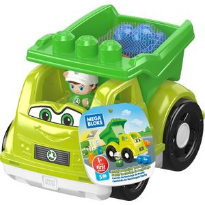 Mega Bloks Raphy's Recyclingwagen - Blokken Bouwset Speelgoedauto
