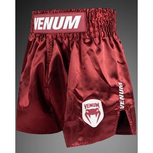 Venum Classic Evo Muay Thai Shorts Burgundy - XS