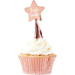 Ginger Ray - Ginger Ray - Cupcake toppers Twinkle Twinkle (12 stuks)