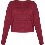 usha - Fashion Look Collection - Sweater - Relaxed-fit - Met Stripes Patroon