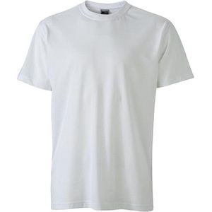 Fusible Systems - Heren James and Nicholson Workwear T-Shirt (Wit)