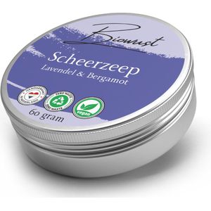 Scheerzeep - Groen - Handgemaakt - 100% Vegan - Plasticvrij