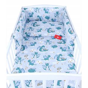 BabyLux Kinderbeddengoed 6-delig 100x135 cm Katoen