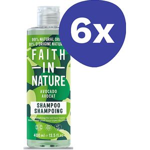 Faith in Nature Avocado Shampoo (6x 400ml)