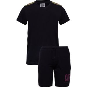 CR7 Pyjama korte broek - 914 Black - maat 122/128 (122-128) - Jongens Kinderen - 100% katoen- 8770-41-914-122-128