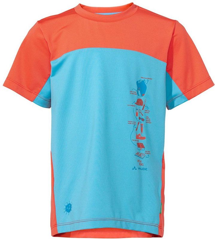 Vaude - Solaro II - T-shirt - Oranje - Korte Mouwen - Jongens