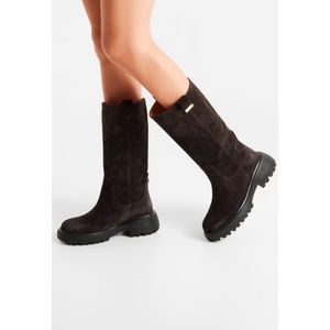 WODEN Laarzen  chocoladebruin