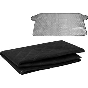 R2B Zonnescherm Auto Voorruit - 100 x 145 cm - 4 Laagse Bescherming - Geschikt als Anti-Vries Deken Auto - Zonwering Auto Voorruit - Zonwering Raam - Auto Zonnescherm