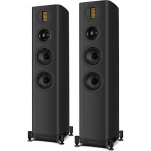 Wharfedale - EVO 5.3 - Vloerstaande Speakers - Zwart - Hifi Stereo Set - Passieve Speaker