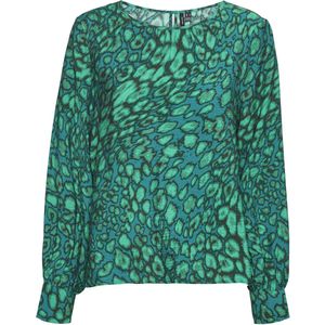 VERO MODA - VMJOSIE RIKA LS TOP WVN GA - Dames - Blouses