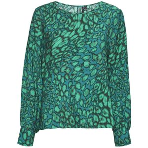 VERO MODA - VMJOSIE RIKA LS TOP WVN GA - Dames - Blouses