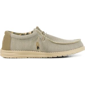 Hey Dude Instappers Heren - Instapschoenen / Herenschoenen - Canvas - Wally sox - Beige - Maat 46