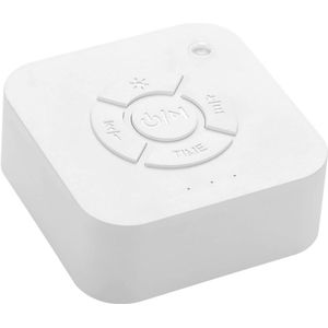 Baby Sound Machine, Baby Sound Machine Timing White Noise Aid Slaap USB-opladen, Slaap-White Noise – White Noise Machine – White Noise Baby – Witte Ruis – Draadloos en Oplaadbaar Muziekdoosje