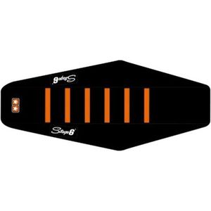 Stage6 Buddydek / Zadelovertrek Stage6 zwart / oranje Derbi X-treme / X-race (vanaf 2011)